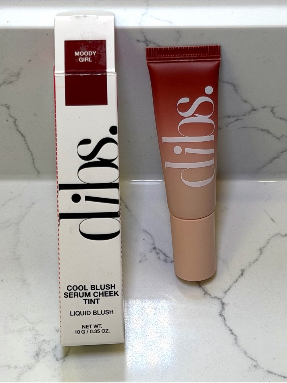 Dibs Cool Blush Serum Cheek Tint — Moody Girl Pink-Red
